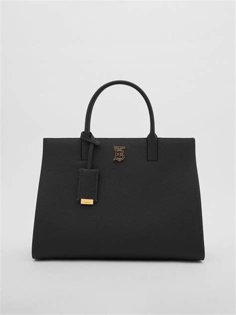 burberry london grainy tote|Small Frances Bag in Black .